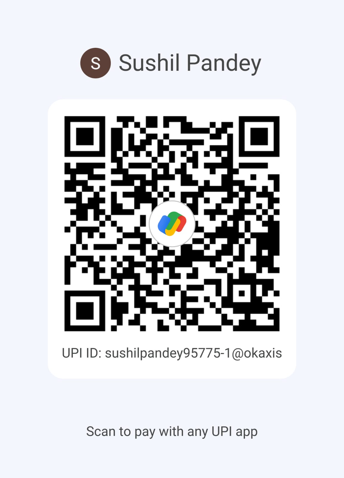 Donate via UPI
